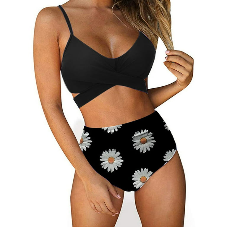Two piece deals swimsuits at walmart