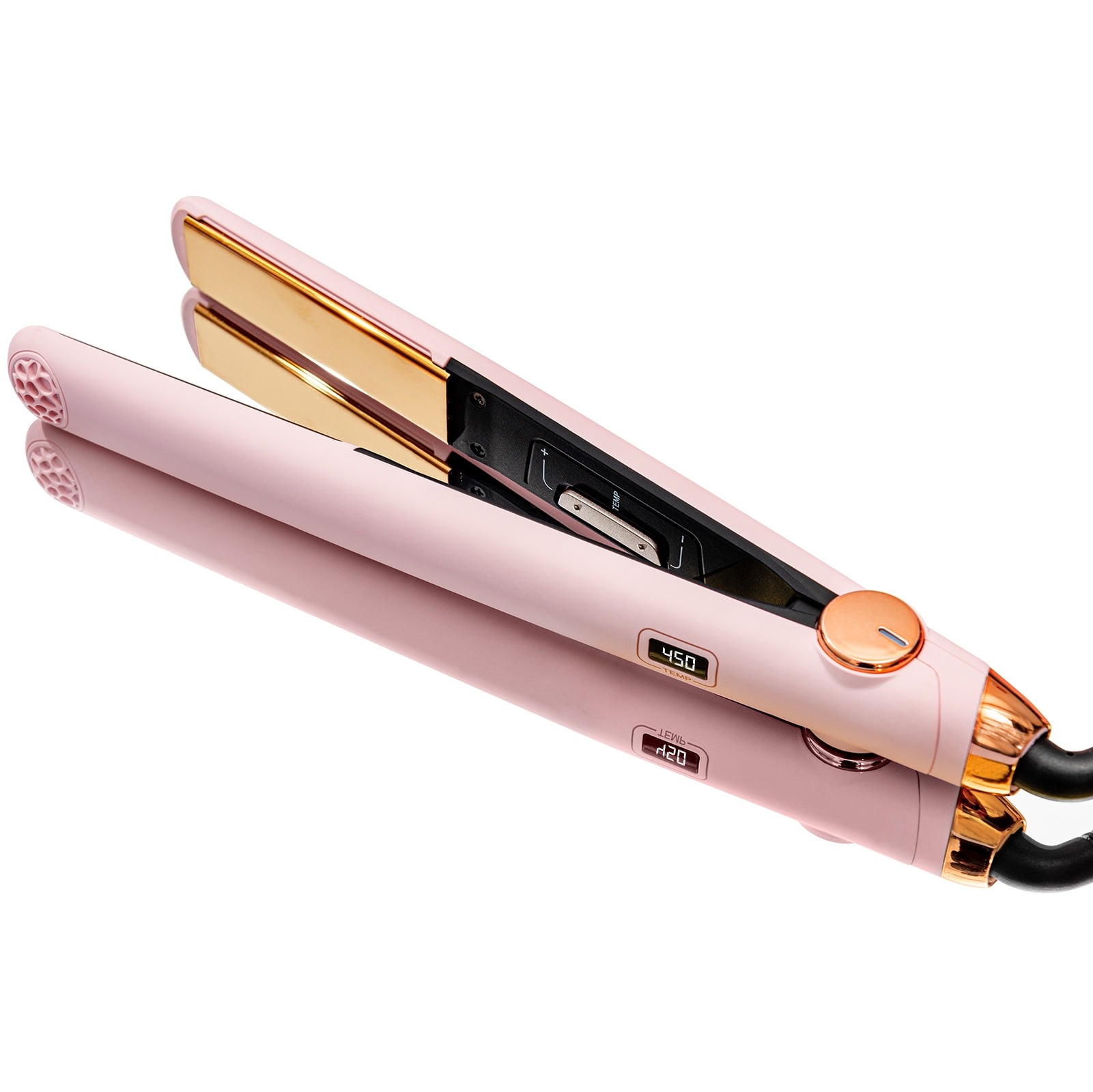 2 in 1 titanium hair straightener and curler 2025