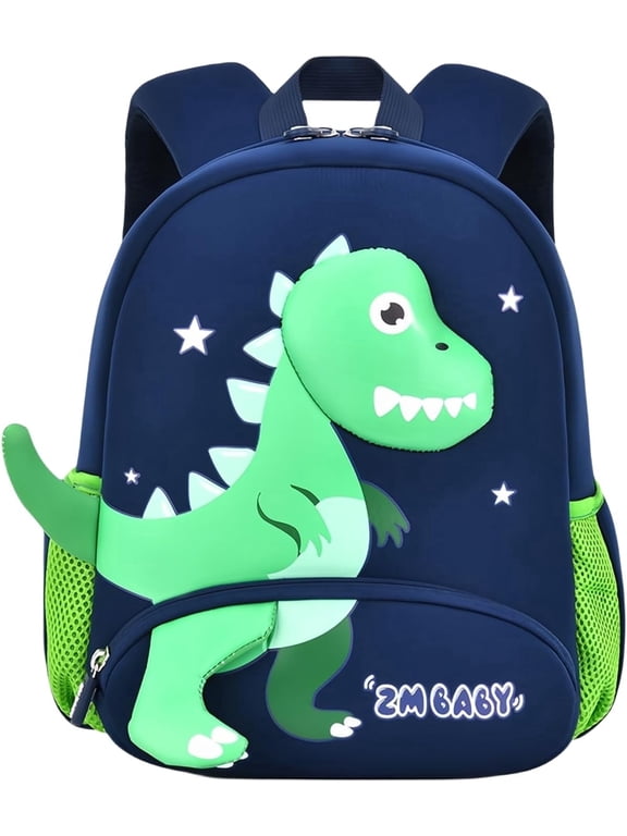 Dinosaur Anti-lost Backpack for Boys Kindergarten Preschool Bookbag with Chest Strap, Toddler Boys Backpack Daycare Bag