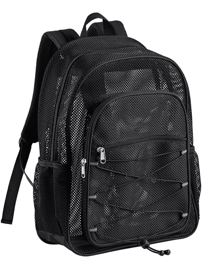 TYMZDYN Heavy Duty Mesh Backpack, See Through College Mesh