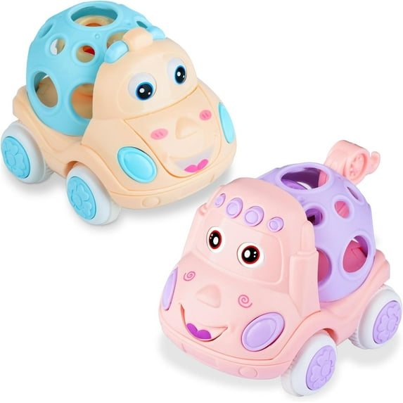 TYMZDYN Toy Cars for Toddlers 1-3 - Baby Car Toys for 3-18 Months, Car Toys for 1-5 Year Olds Boy Girl, Baby Toy Cars 3-18 Months Baby Trucks for 3-18 Month