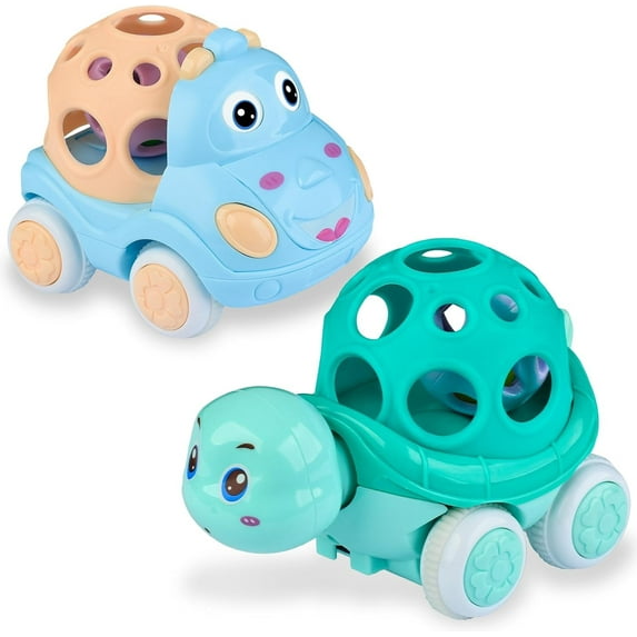 TYMZDYN Toy Cars for Toddlers 1-3 - Baby Car Toys for 3-18 Months, Car Toys for 1-5 Year Olds Boy Girl, Baby Toy Cars 3-18 Months Baby Trucks for 3-18 Month