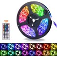 thumbnail image 1 of TYNZEO 16.4ft 3528SMD LED Strip Lights, Multi-Color Changing LED Rope Lights for Bedroom with 44Key Remote & 12V DC Power Supply for Home Room Office Decorations, 1 of 7