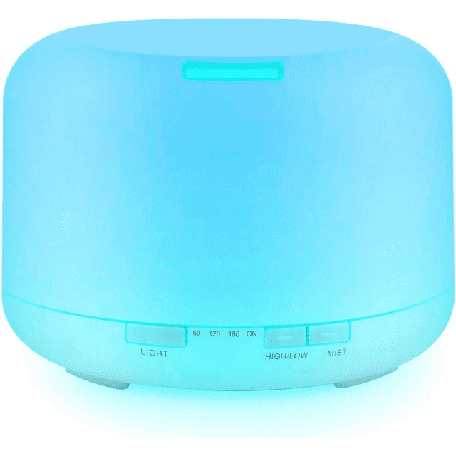 TYNZEO Humidifiers for Bedroom, 500mL Cool Mist Humidifier for Home