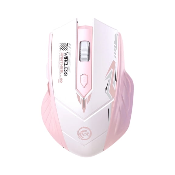 TYPC Wireless Gaming Mouse, Dual Mode Bluetooth and 2.4G Connectivity, 6 Programmable Buttons, Type-C Fast Charging, 3600 DPI Adjustment, Ergonomic Design for PC Laptop Office and Gaming