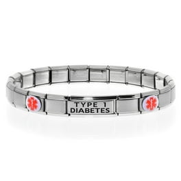 Italian charm medical alert bracelet shop