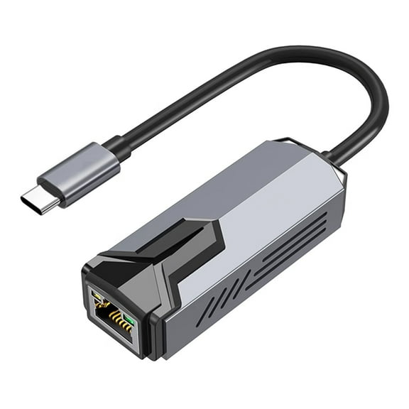 TYPE-C to 5Gbps Ethernet Adapter Gigabit RJ45 Network Card RTL8175 Compatible for NAS Win11 PC Gaming