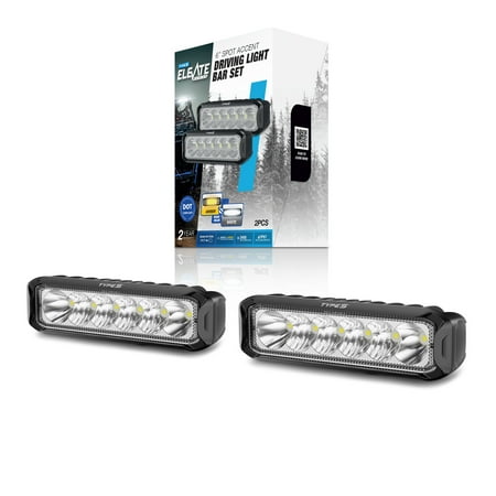 Type S Elevate 6 Inch Spot Beam Accent Light Bar Set - DOT Compliant, 2400 Lumens, Waterproof, Die-Cast, Off-Road Lights for Trucks, Jeeps, UTVs, ATVs, 2 Pack price history and forecast - TYPE S LM534398