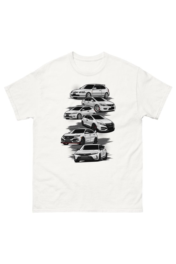 TYPE S R all Japan imports t-shirt  (White, XL)
