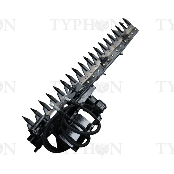 TYPHON Hedge Trimmer Steel Attachment for 23 Ton TERROR XXV Mini Excavators