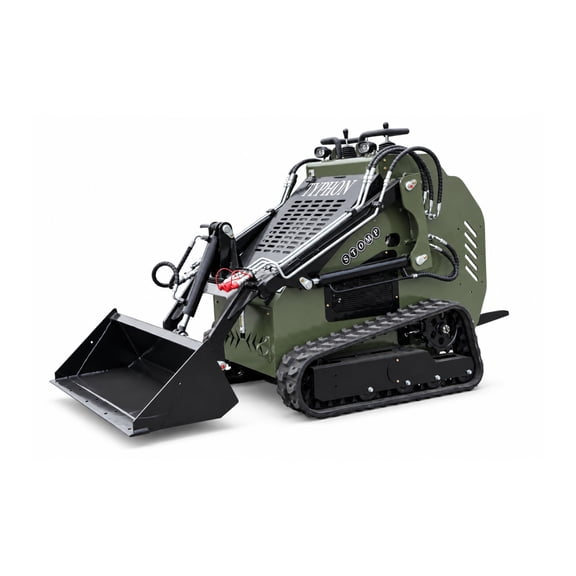 TYPHON STOMP 502 PRO 1,962 lb Mini Skid Steer Loader, Honda GX690 22.1 HP V-Twin Gas Engine, 3 Pump 3 Valves Hydraulic System