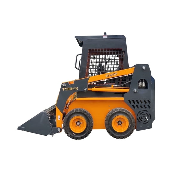 TYPHON Mini Skid Steer Loader STOMP 508, 35HP Gas EPA Engine, Compact & Powerful
