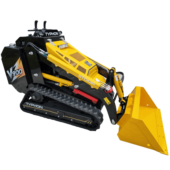 TYPHON STOMP V900 1.4 Ton Compact Track Loader with Kubota D1105 25HP Diesel Engine & Dual Auxiliary Hydraulics