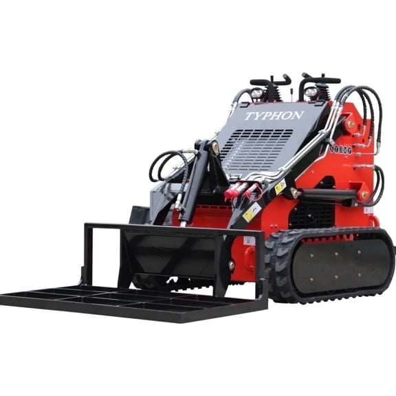TYPHON Skid Steer Loader Land Leveler Attachment USA  Heavy-Duty Ground & Soil Leveling Steel Tool