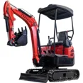 Elevator Sticker Protection TYPHON TERROR XVIII Lux Mini Excavator, 4000 lb, Kubota Diesel Engine ...