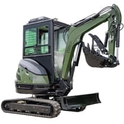 TYPHON TERROR XXV 2.7 Ton Mini Excavator with AC/Heater Cabin | 25.1 HP Kubota D1105 | Retractable Tracks