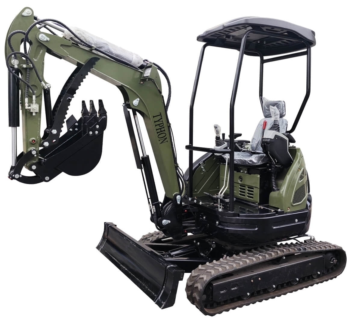 TYPHON Terror XXV 2.5 Ton Mini Excavator with Kubota Diesel Engine