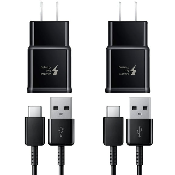 TYPPKMM 2-Pack USB-C Android Fast Charging Wall Charger Plug