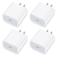 thumbnail image 1 of TYPPKMM 20W USB C Charger 4 Pack, Wall Adapter Compatible with iPhone iPad Samsung, 1 of 3