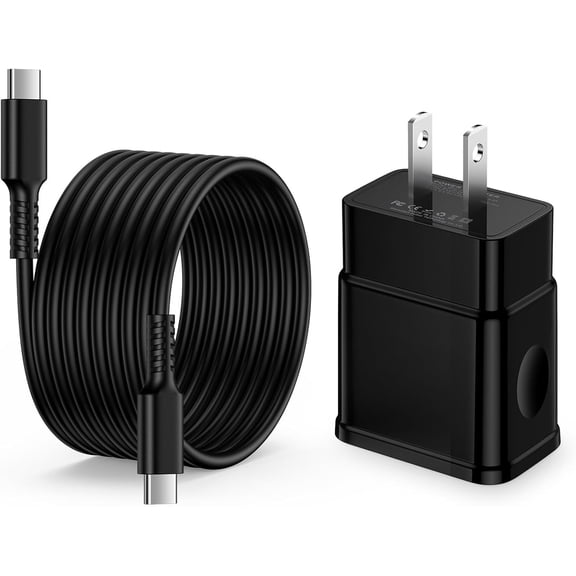 TYPPKMM 25W Fast Charger Block with C to C Cable, Super Fast Charging for Samsung Galaxy S/A Series (S25 FE, S24-S26, A16-A56, S23 Ultra/S22)
