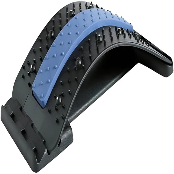 TYPPKMM 4-Level Lumbar Spine Board Back Stretcher Posture Blue
