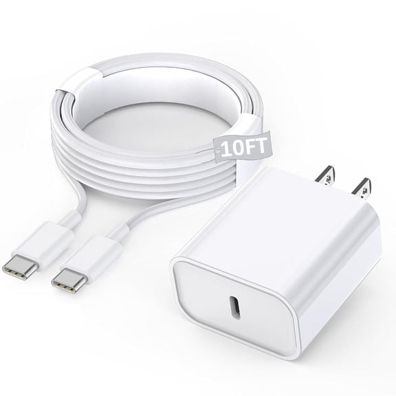 TYPPKMM 4-in-1 USB-C Wall Charger, Quad Port 100W Total for Laptop/Phone/Tablet/Watch, Black