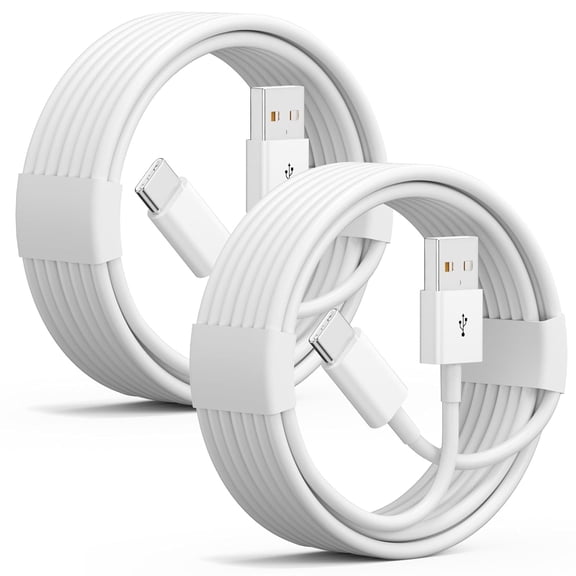 TYPPKMM Car Carplay Cable 17 Max/Air/15/16 Pro Max /16e, 2Pack USB a to USB C USB C Cord, USB C