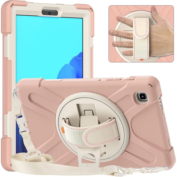 TYPPKMM Case with .7-Inch 2021 Sm-T227/T225/T220 Rosegold