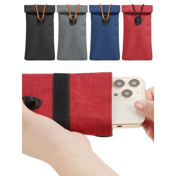 TYPPKMM Deago Faraday Bags for Car Keys and Cell Phone, Rfid Gray