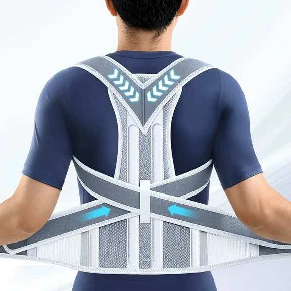 TYPPKMM Invisible Humpback Posture Corrector for Adult Men, Back Straightener, 4XL