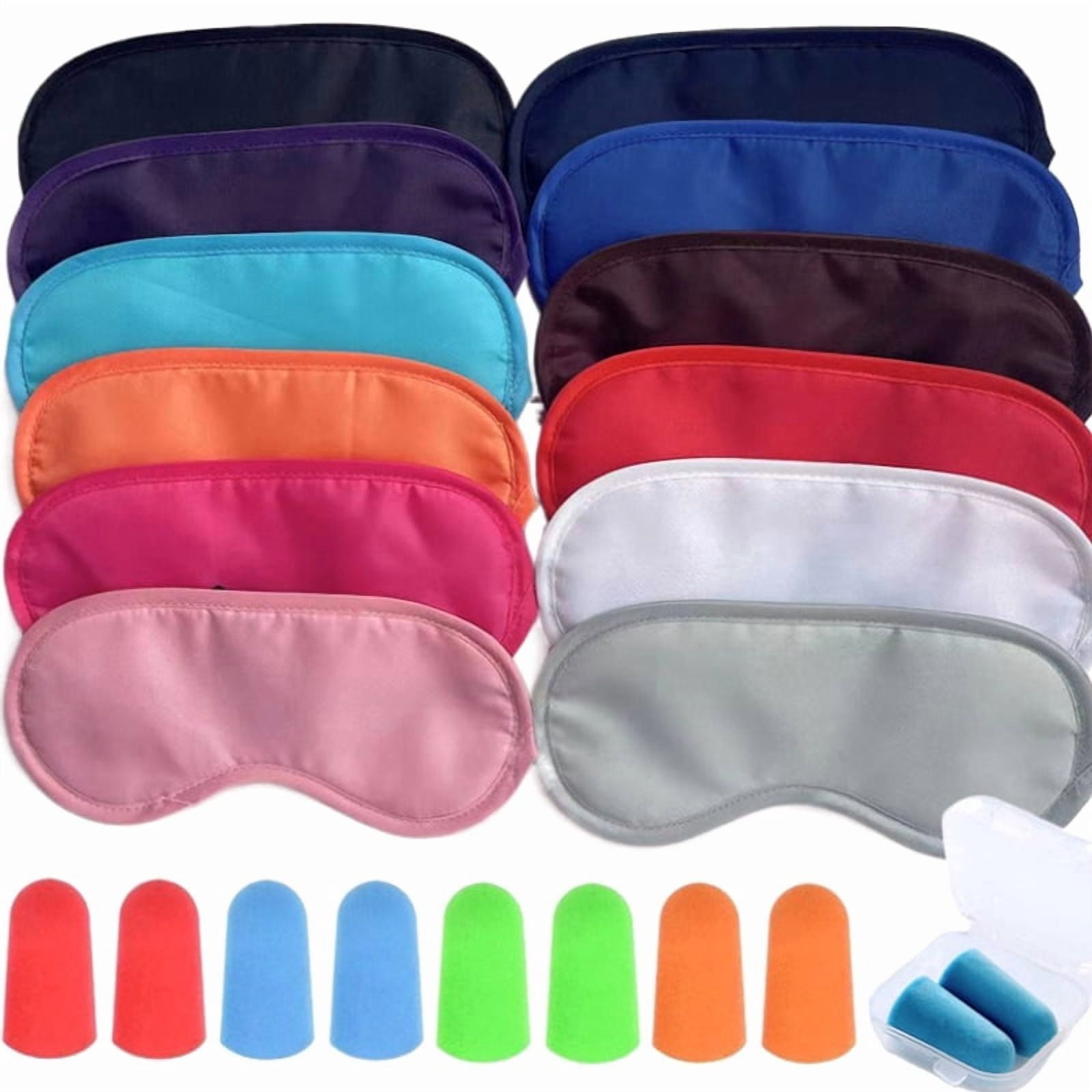 TYPPKMM: Multi-Function Eye Mask / Earplug Sleep Products Bulk Polyester Shading Breathability Eye Mask Noise Reduction Sponge Earplugs Tmz 5PCS