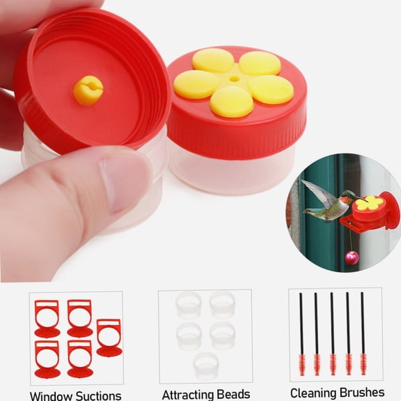 TYPPKMM | Multi-Purpose New Handheld Hummingbird Feeders with Mini Hand Feeder with Suction Cup