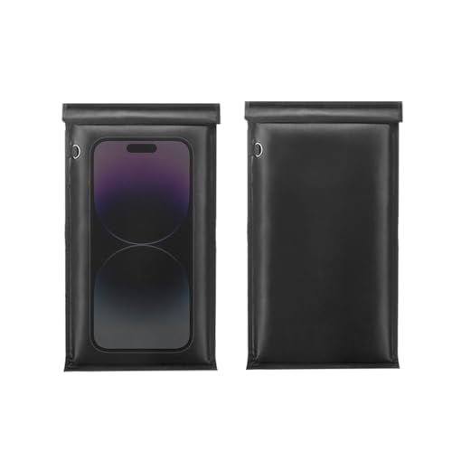 TYPPKMM Signal Blocking Faraday Bag 2 Pack, Fiberglass RF Shielding Pouch for Key Fobs and Phones