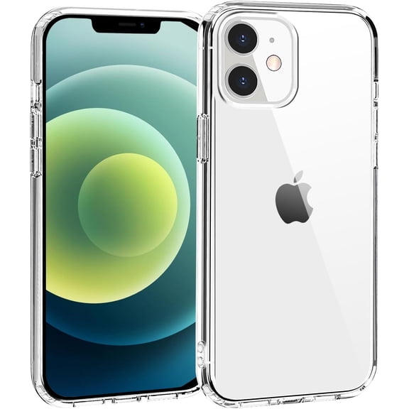 TYPPKMM Tenoc Phone Case with Compatible with Iphone 12 Mini 5.4 Inch, Clear