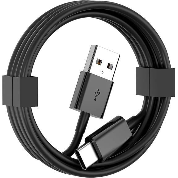 TYPPKMM USB-A to USB-C CarPlay Cable for Samsung Galaxy S26/S25/S24, Black