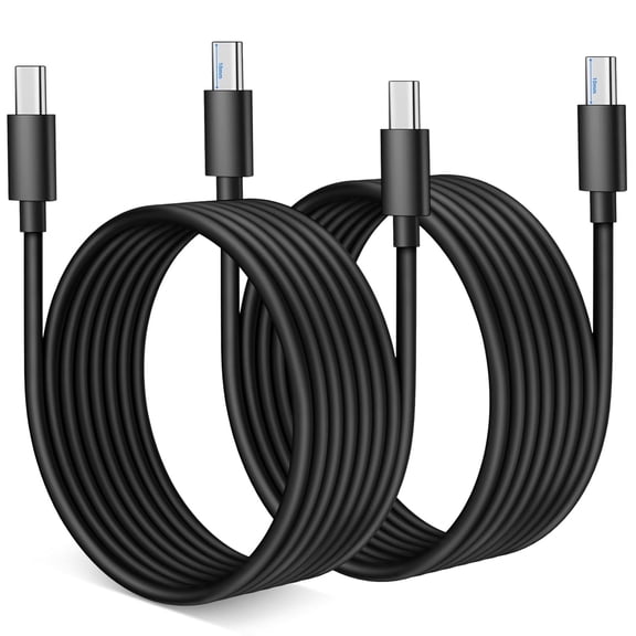 TYPPKMM USB-C 45W Compact Extended Tip Fast Charging Cable 3ft