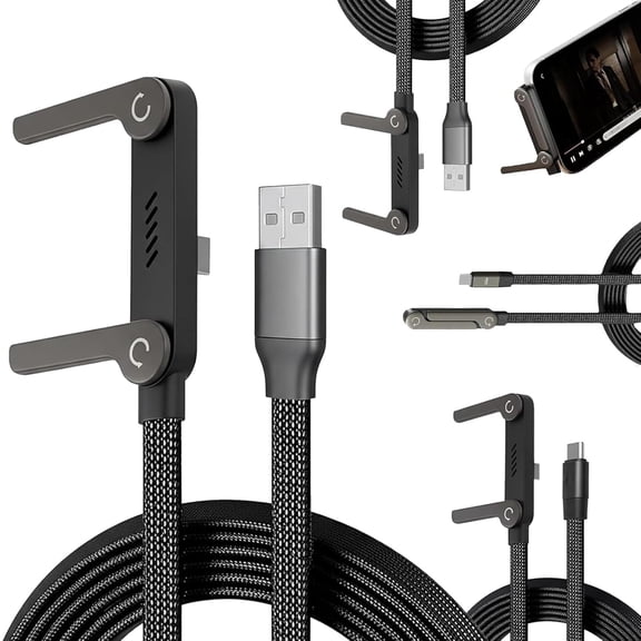 TYPPKMM USB-C Aluminum Tip Fast Charging Cable