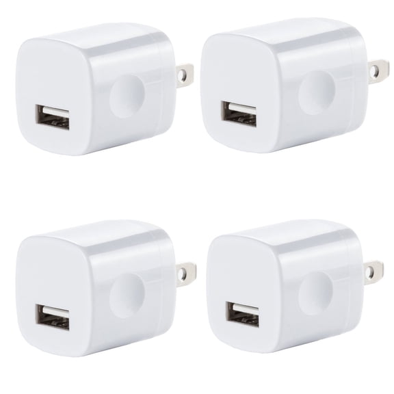TYPPKMM USB Wall Charger Compatible with iPhone 7 Single Port Adapter White