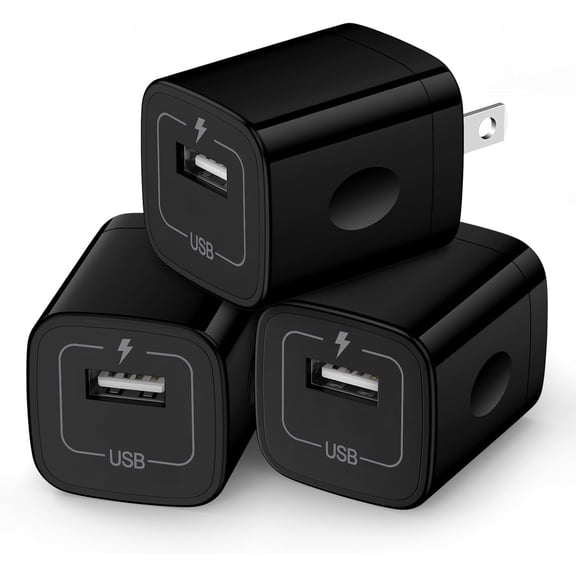 TYPPKMM Type C Travel Plug Adapter Kit with USB Charging Port, 3 Count, 3 Pack