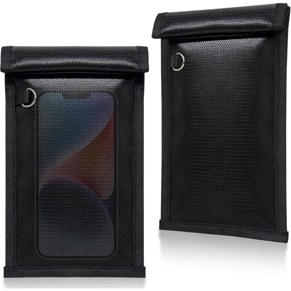 TYPPKMM Yaokvide Faraday Bags for Phones Car Keys, Faraday Key Fob Black