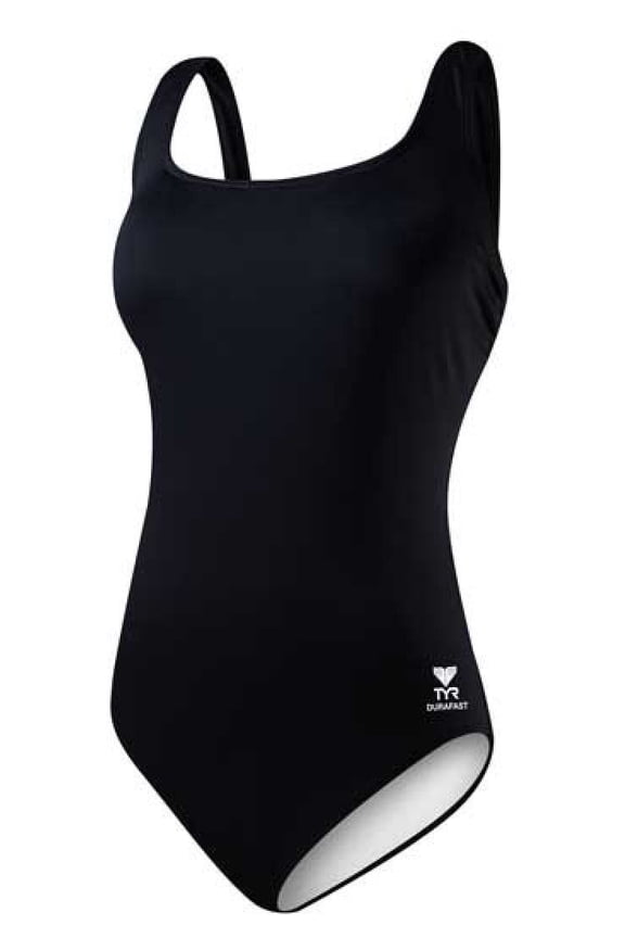 1TAQA7A6 Sport Competitor Aqua Controlfit Swimsuit Black Size 6