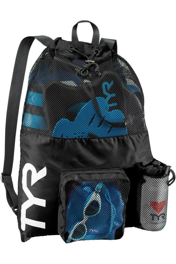 40L Big Mesh Mummy Backpack - Black