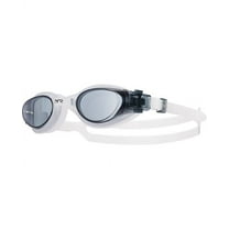 TYR Adult Fit Vesi Non-Mirrored Swim Goggle - Smoke/White