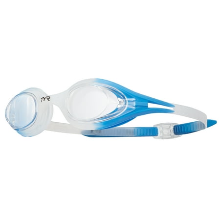 TYR Adult Fit Hydra Flare Swim Goggle - Clear/Blue