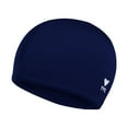 thumbnail image 1 of TYR Adult Fit Lycra Swim Cap - Navy, 1 of 3