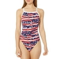 thumbnail image 1 of Tyr All American Diamondfit Swimsuit Red/White/Blue Size 28, 1 of 2