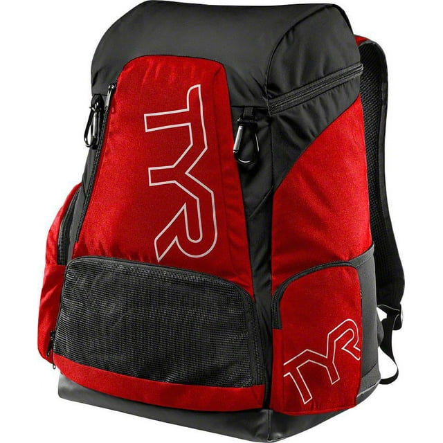 TYR Alliance 45L Backpack: Red/Black