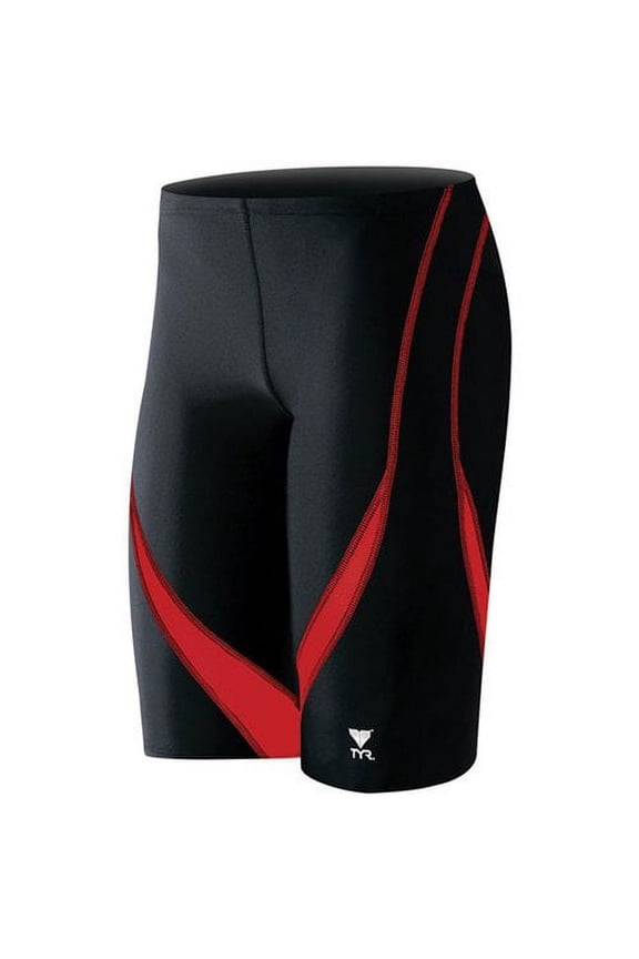 Alliance Splice Jammer Swimsuit, Black/Red, Size 26