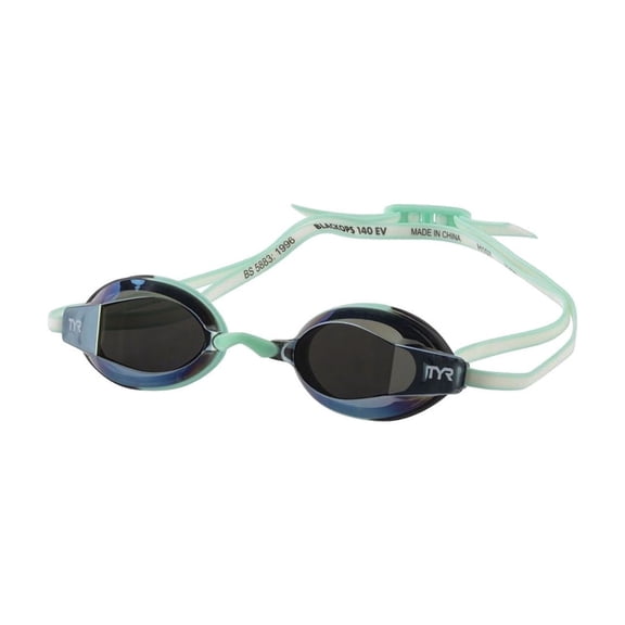 TYR Black Ops Mirrored Women's Fit Goggle - Gold/Mint