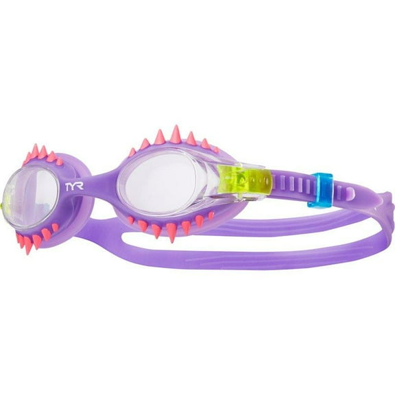 Tyr Sport Swimple Spikes Goggles, Clear Purple LGSWSPK-CLR PUR